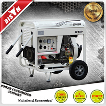 BISON CHINA TaiZhou 3 Phase 5kw Portable Electric Start Diesel Engine Welding Machine